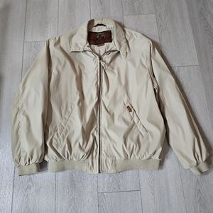 Vintage Men's Weatherproof Garment Co Men's Beige Jacket Size XXL